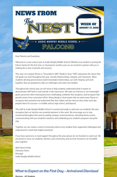 News from the Nest