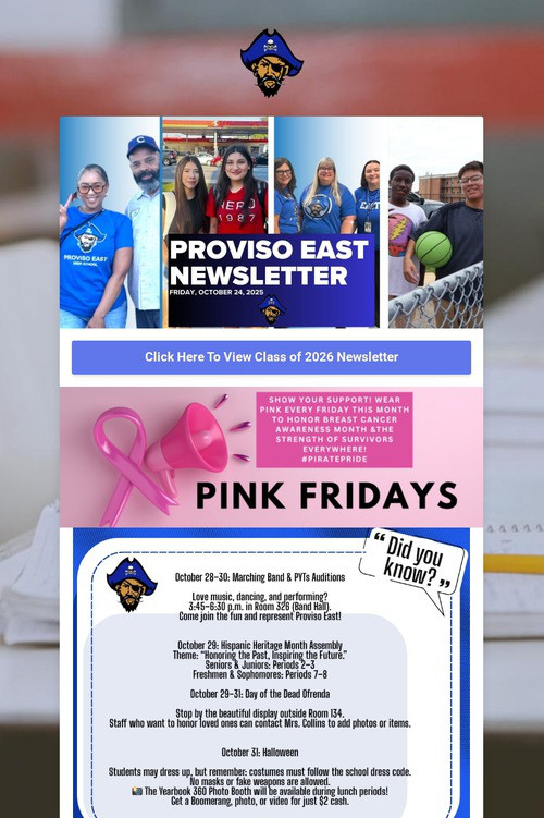 Proviso East Newsletter