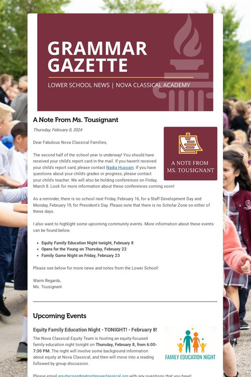 GRAMMAR GAZETTE