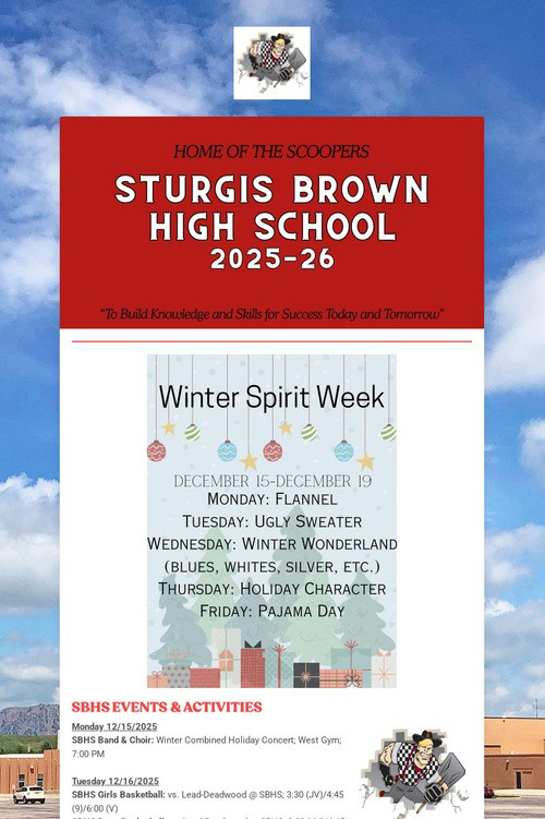 STURGIS BROWN HIGH SCHOOL