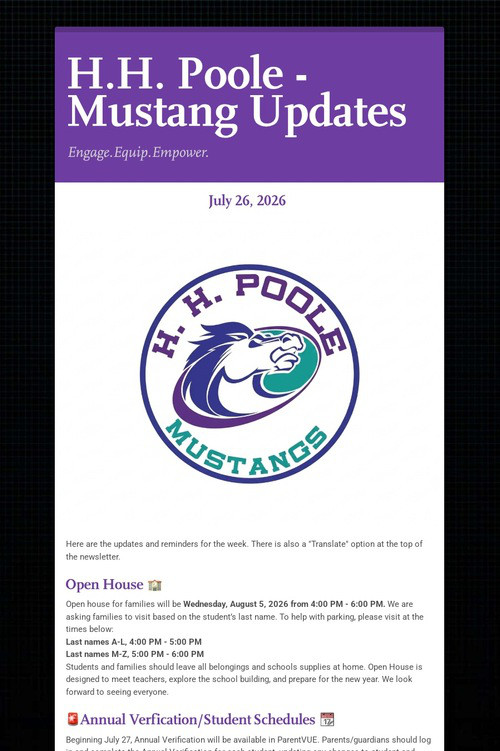 H.H. Poole - Mustang Updates