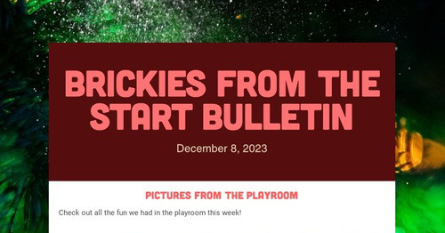 Brickies from the Start Bulletin