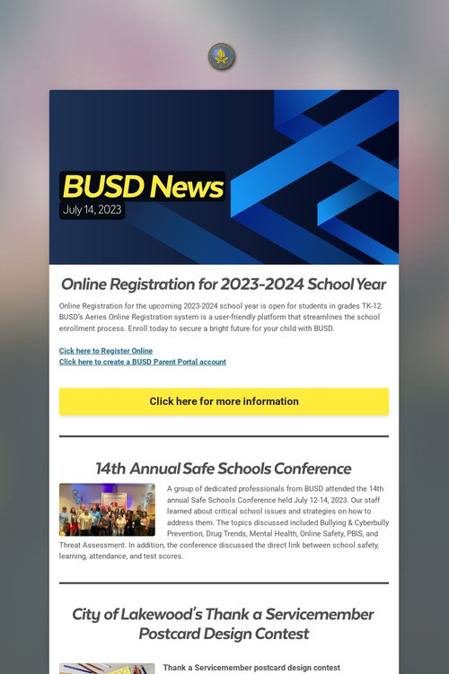 BUSD News