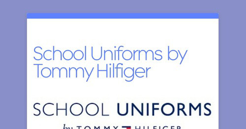 School Uniforms by Tommy Hilfiger