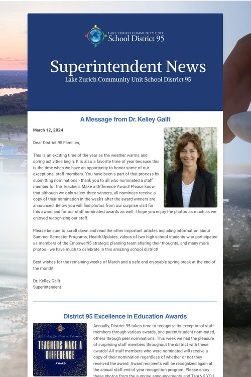 Superintendent News