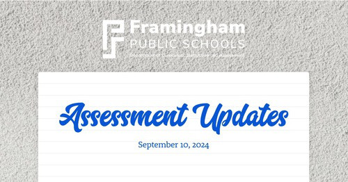 Assessment Updates