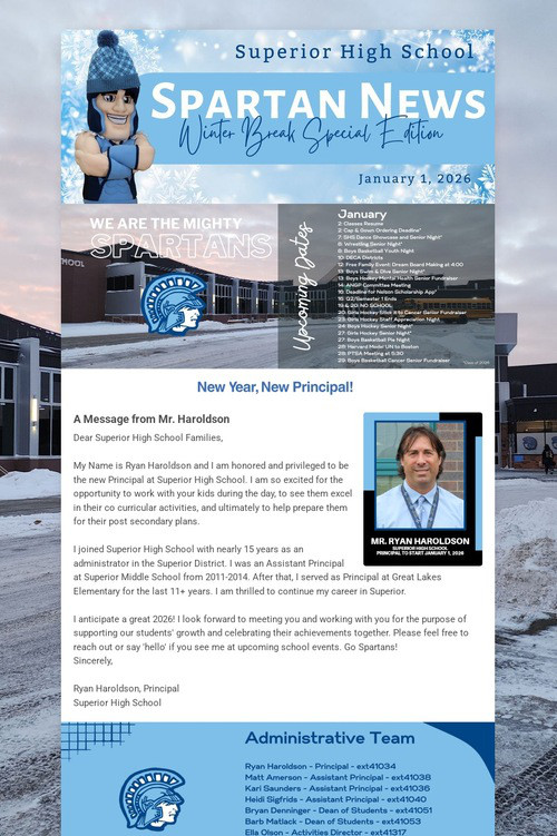 SHS Family News