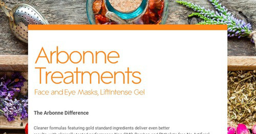 Arbonne Treatments