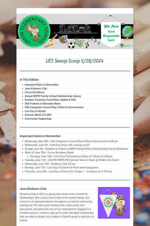 UES Swoop Scoop