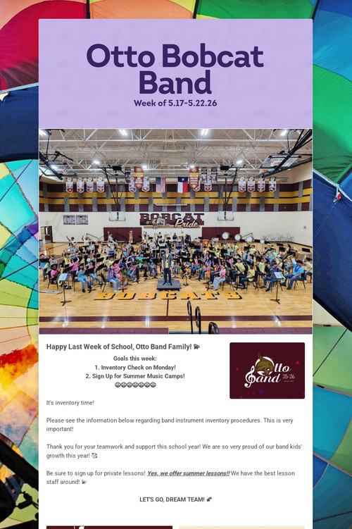 Otto Bobcat Band