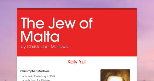 The Jew of Malta | Smore Newsletters