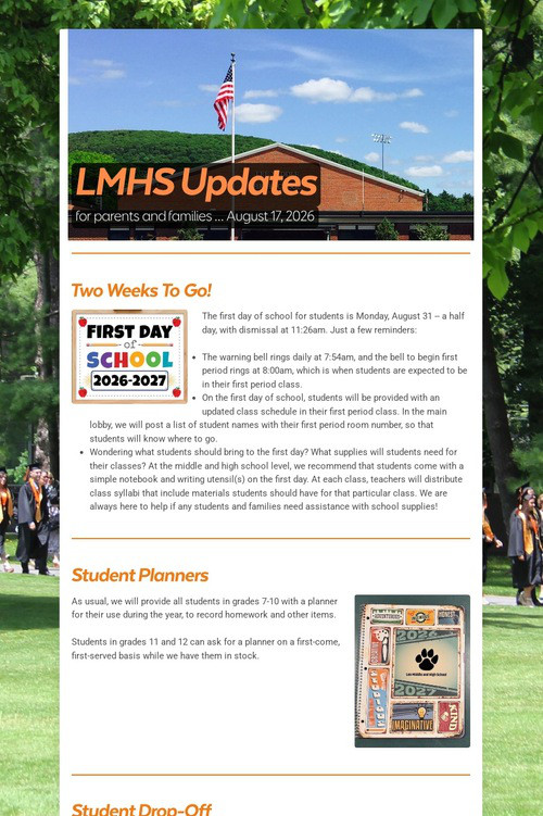 LMHS Updates