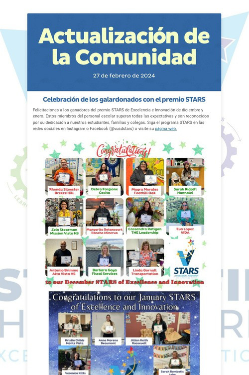 Actualización de la Comunidad