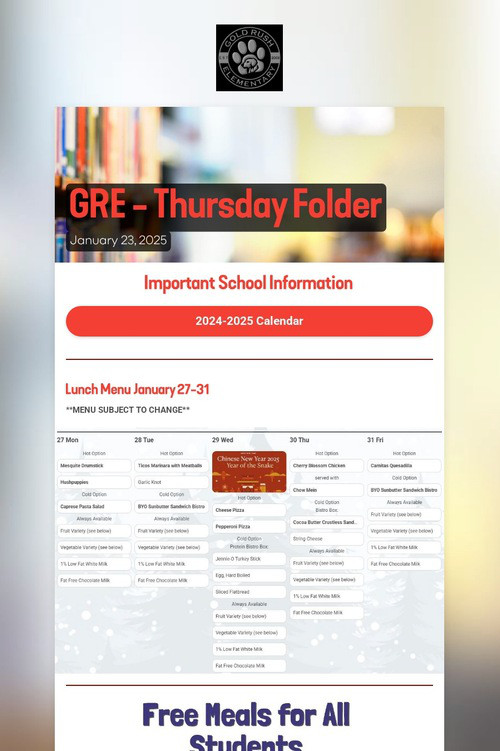 GRE - Thursday Folder