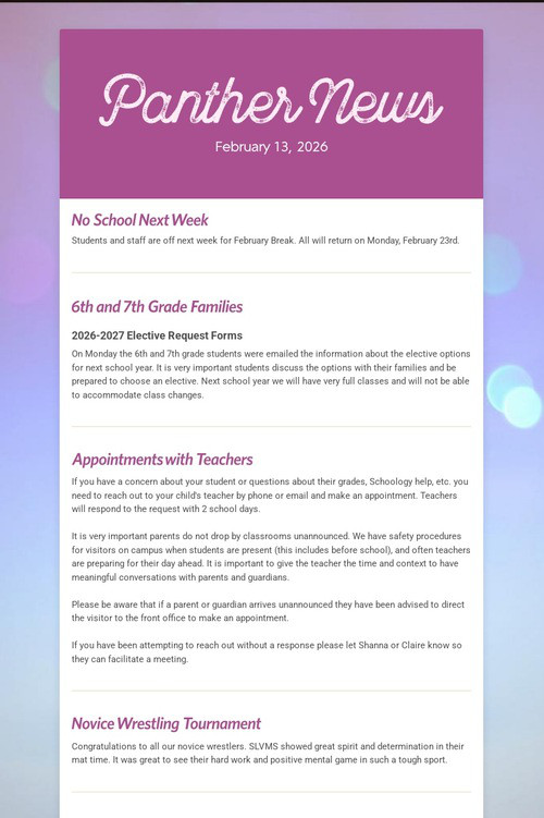 Panther News