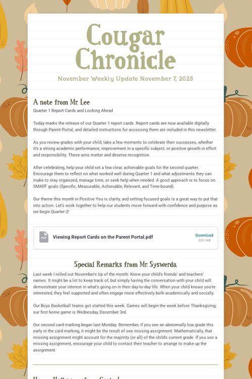 Cougar Chronicle