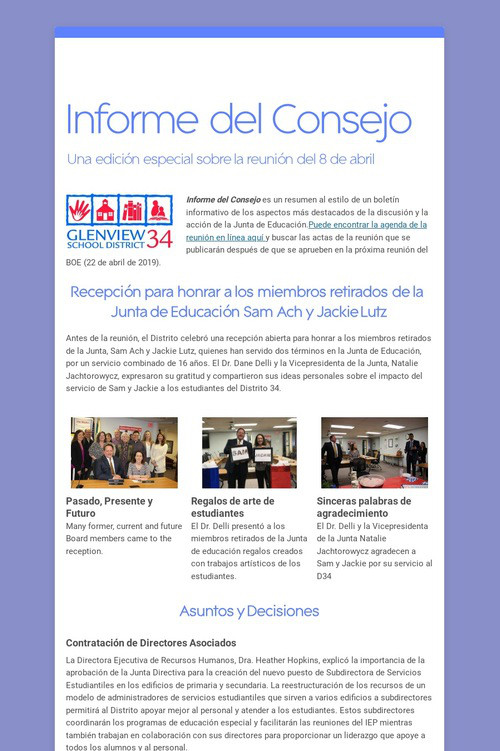 Informe del Consejo