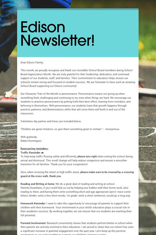 Edison Newsletter!