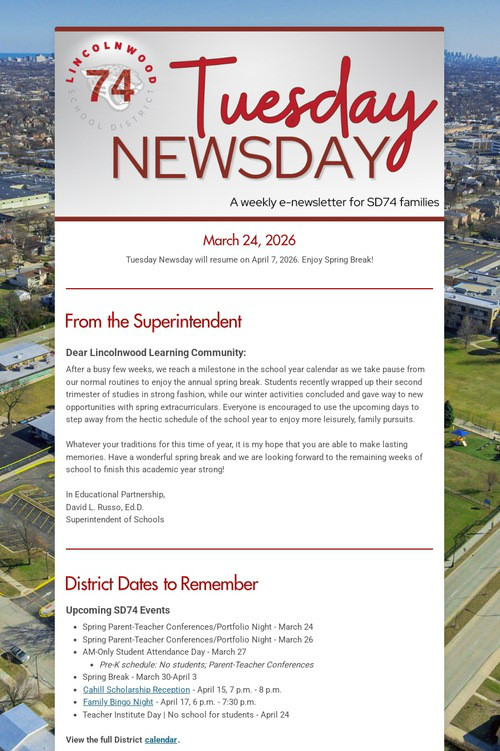 Tuesday Newsday