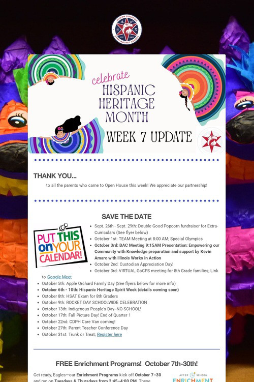 Week 7 Updates