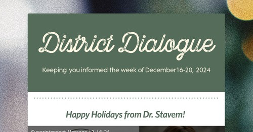District Dialogue