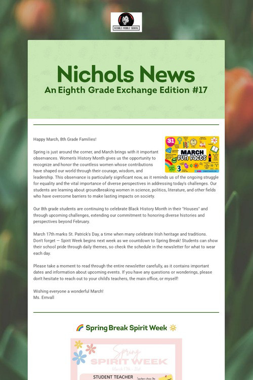 Nichols News