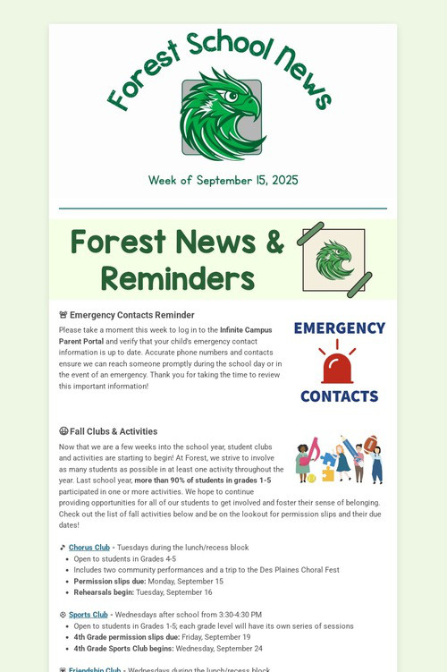 Forest School News (9.15.25)