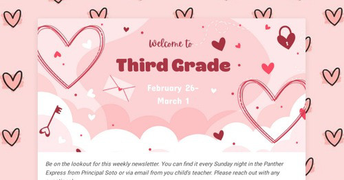 Third Grade Weekly Updates