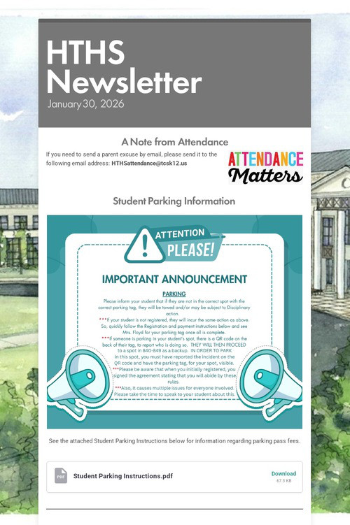 HTHS Newsletter