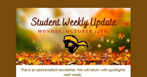 Student Weekly Update