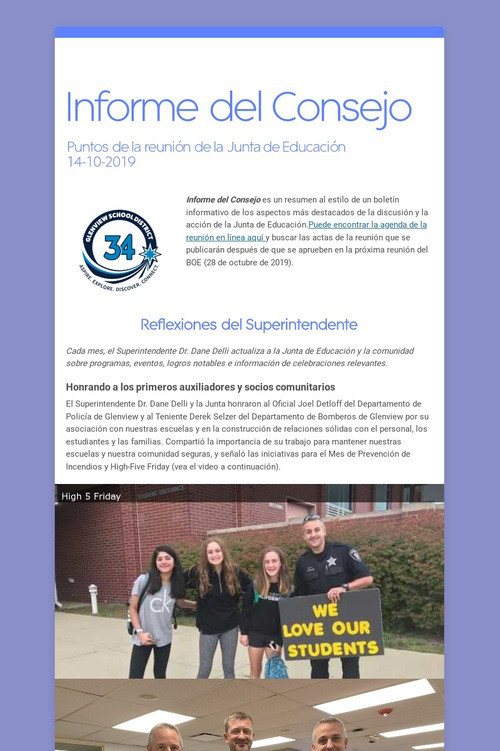 Informe del Consejo