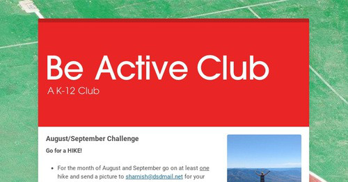 Be Active Club