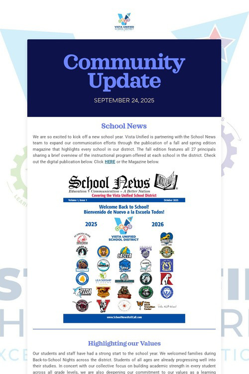 Community Update