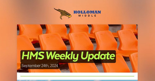 HMS Weekly Update