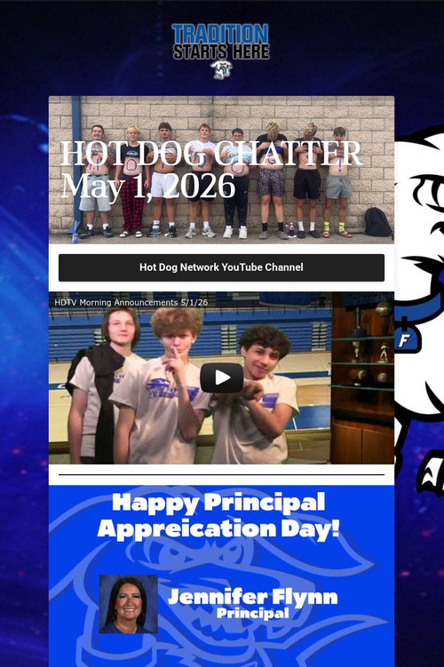 HOT DOG CHATTER May 1, 2026