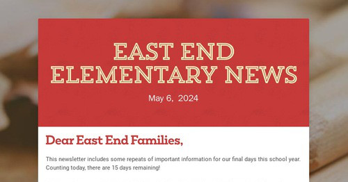 East End Elementary News