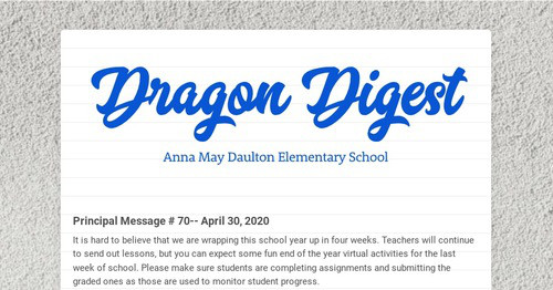 Dragon Digest | Smore Newsletters