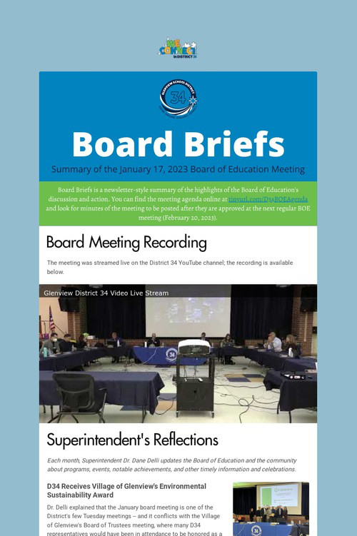 Board Briefs