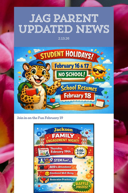 Jag Parent Updated News