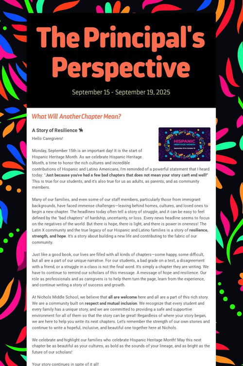 The Principal's Perspective