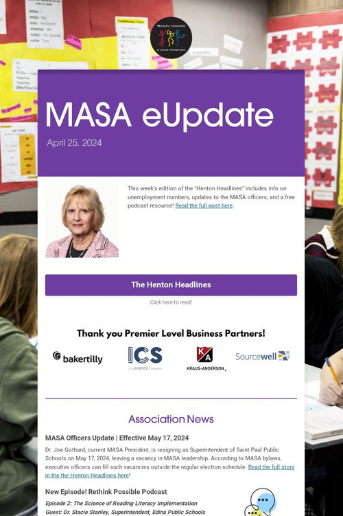 MASA eUpdate