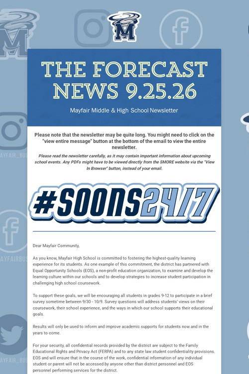 THE FORECAST News 9.25.26