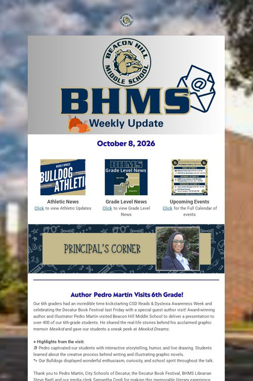 BHMS Weekly Update
