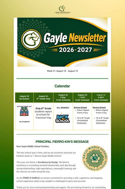 Gayle Newsletter