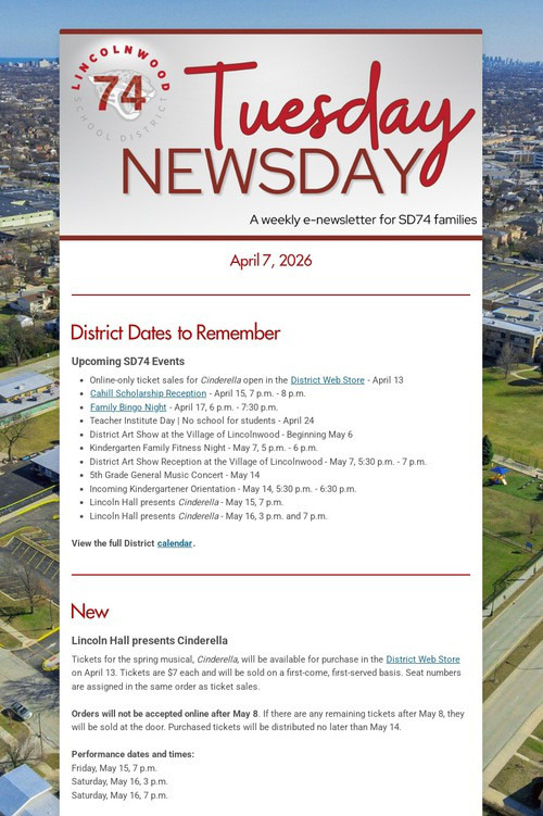 Tuesday Newsday
