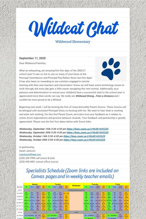 Wildcat Chat