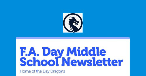 F.A. Day Middle School Newsletter | Smore Newsletters