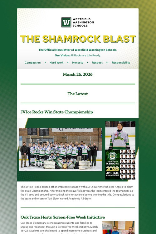 The Shamrock Blast 3/26/2026