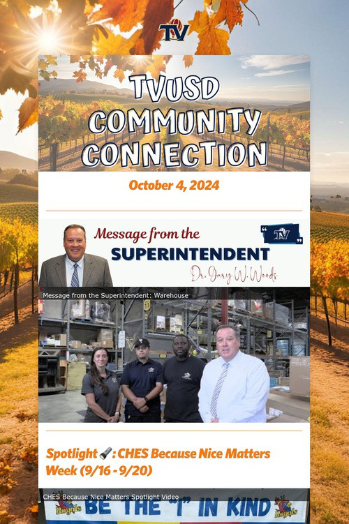 TVUSD COMMUNITY CONNECTION
