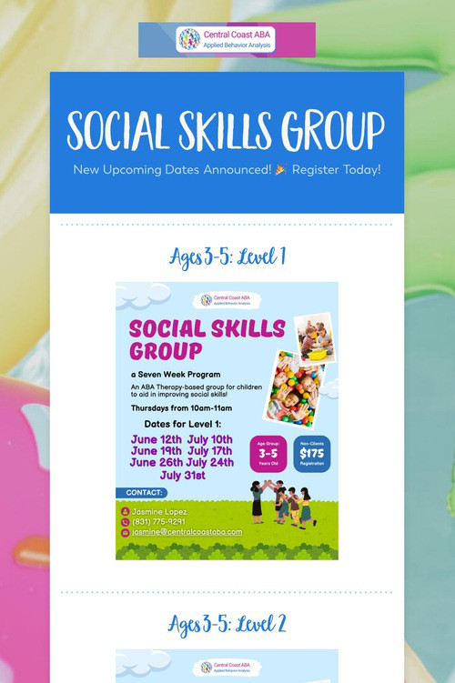Social Skills Group